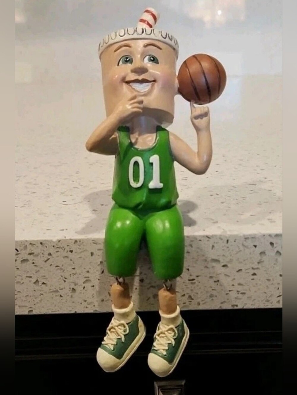 Milkshake Boy Basketball Player Shelf Sitter Anthropomorphic Fast Food, 2006 WMG